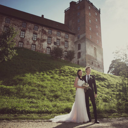 Bryllup og bryllupsgæster i Madkælderen på Koldinghus